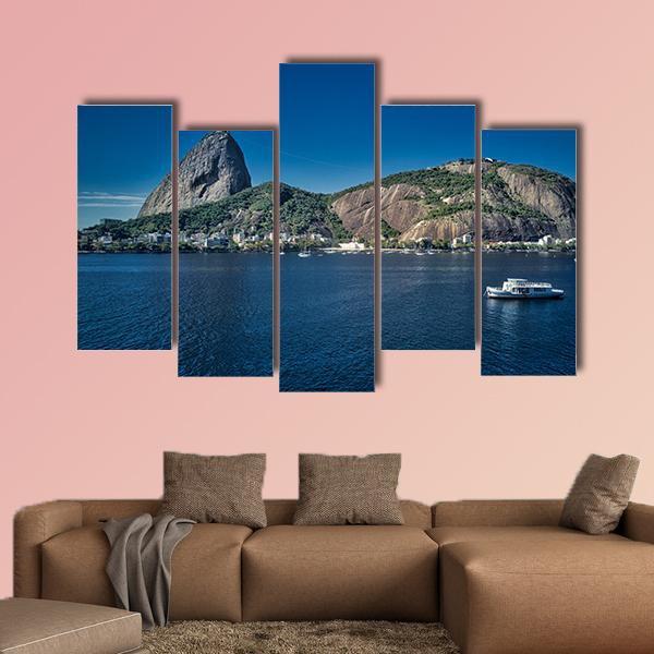 Sugarloaf Mountain Canvas Wall Art-5 Pop-Gallery Wrap-47" x 32"-Tiaracle