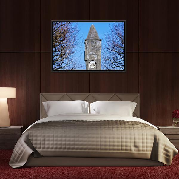 Baden Church USA Vertical Canvas Wall Art-3 Vertical-Gallery Wrap-12" x 25"-Tiaracle