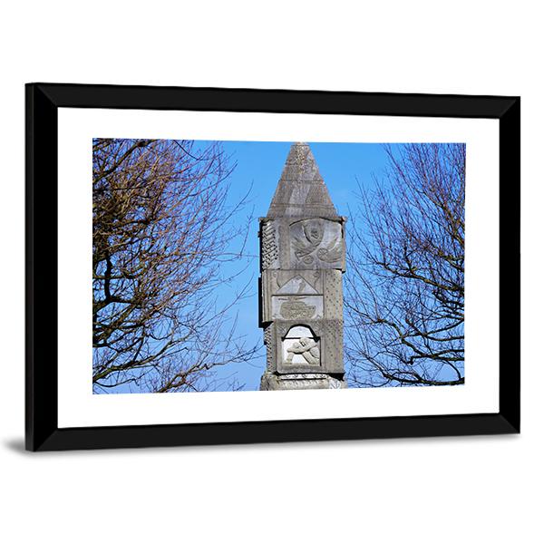 Baden Church USA Vertical Canvas Wall Art-3 Vertical-Gallery Wrap-12" x 25"-Tiaracle