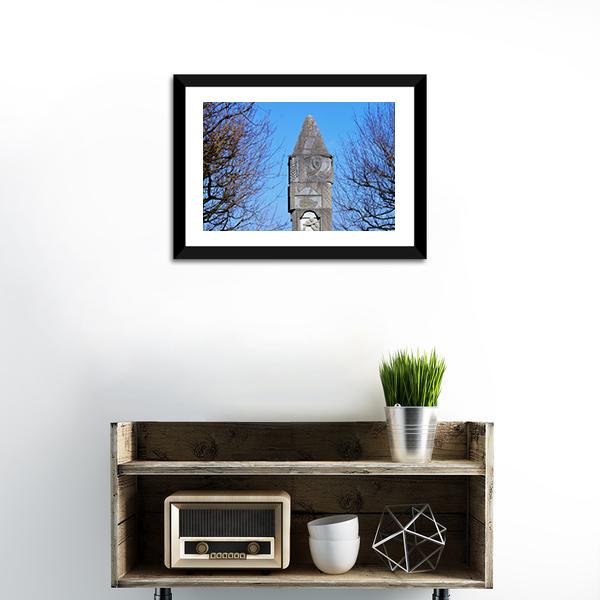 Baden Church USA Vertical Canvas Wall Art-3 Vertical-Gallery Wrap-12" x 25"-Tiaracle