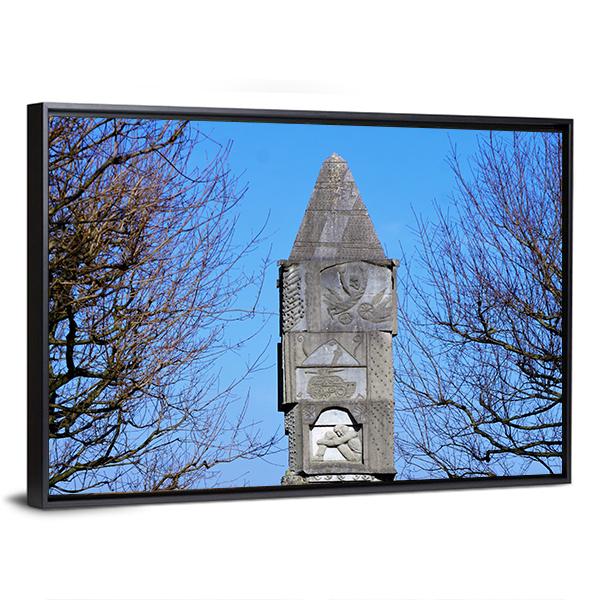 Baden Church USA Vertical Canvas Wall Art-3 Vertical-Gallery Wrap-12" x 25"-Tiaracle