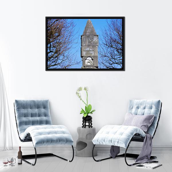 Baden Church USA Vertical Canvas Wall Art-3 Vertical-Gallery Wrap-12" x 25"-Tiaracle