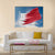 Bahrain Flag Canvas Wall Art-4 Horizontal-Gallery Wrap-34" x 24"-Tiaracle