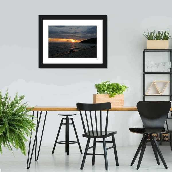 Baikal Lake Russia Canvas Wall Art-3 Horizontal-Gallery Wrap-25" x 16"-Tiaracle