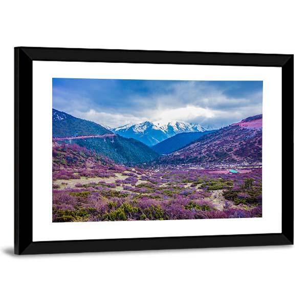 Baima Snow Mountain Canvas Wall Art-3 Horizontal-Gallery Wrap-25" x 16"-Tiaracle