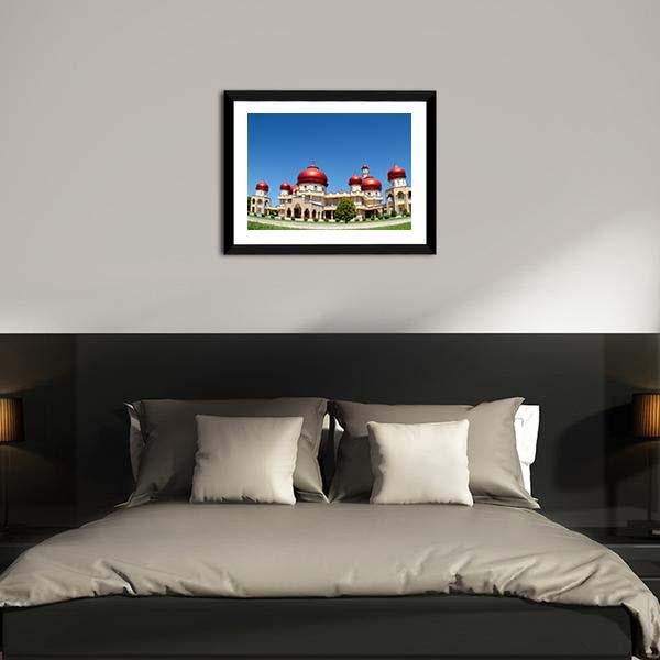 Baitul Makmur Meulaboh Mosque Canvas Wall Art-3 Horizontal-Gallery Wrap-25" x 16"-Tiaracle