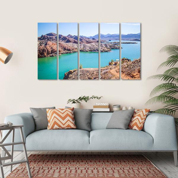 Balanced Rock Cove Canvas Wall Art-5 Horizontal-Gallery Wrap-22" x 12"-Tiaracle