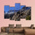 Bald Eagle Soaring Over Rocky Peaks Canvas Wall Art-3 Horizontal-Gallery Wrap-37" x 24"-Tiaracle