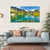 Balea Lake Romania Canvas Wall Art-5 Horizontal-Gallery Wrap-22" x 12"-Tiaracle