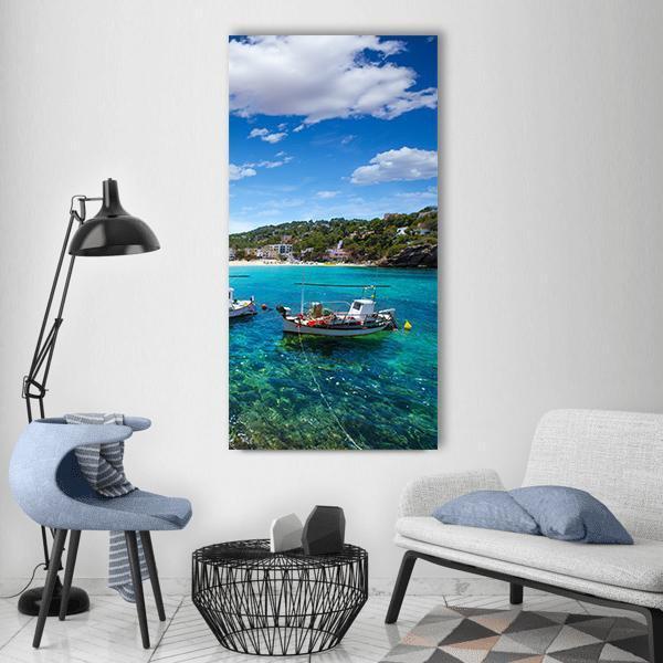 Balearic Islands Spain Vertical Canvas Wall Art-1 Vertical-Gallery Wrap-12" x 24"-Tiaracle