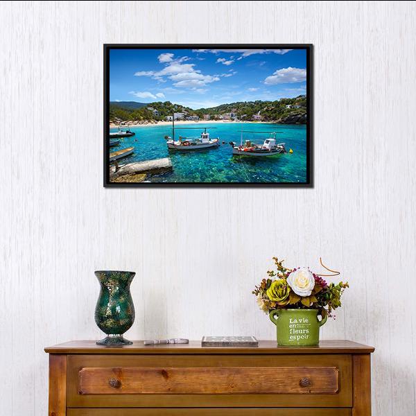Balearic Islands Spain Vertical Canvas Wall Art-3 Vertical-Gallery Wrap-12" x 25"-Tiaracle