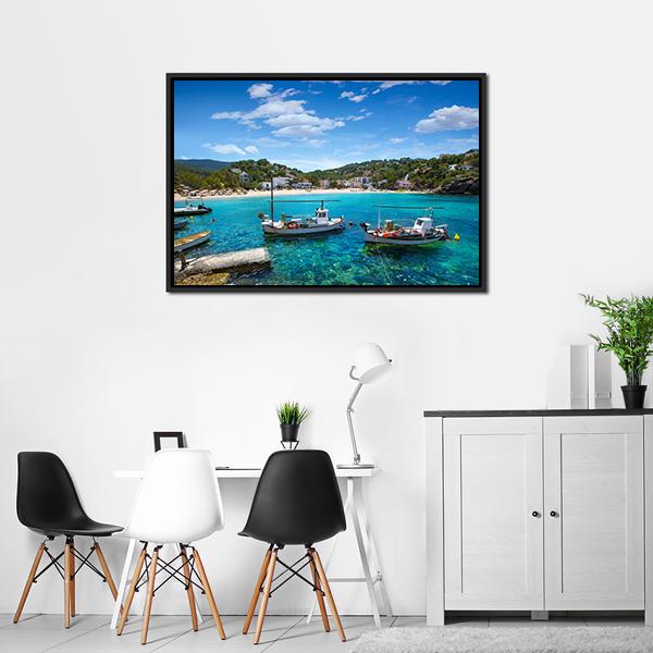 Balearic Islands Spain Vertical Canvas Wall Art-3 Vertical-Gallery Wrap-12" x 25"-Tiaracle