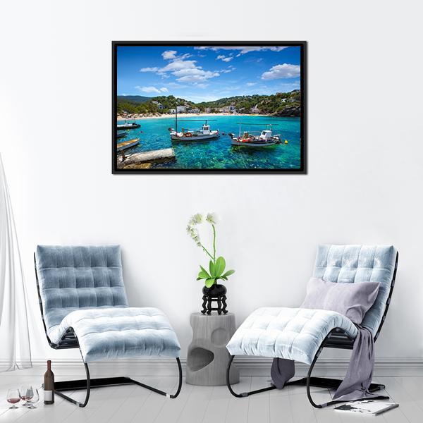 Balearic Islands Spain Vertical Canvas Wall Art-3 Vertical-Gallery Wrap-12" x 25"-Tiaracle