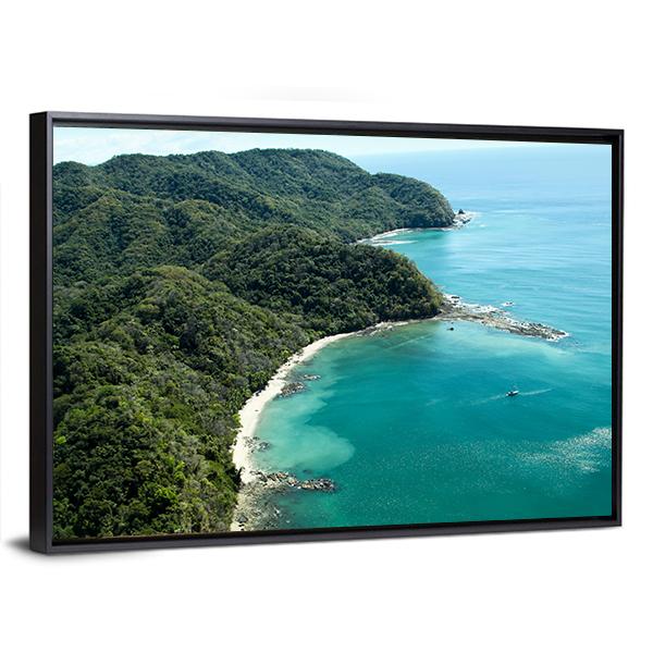 Ballena Bay Costa Rica Canvas Wall Art-3 Horizontal-Gallery Wrap-25" x 16"-Tiaracle
