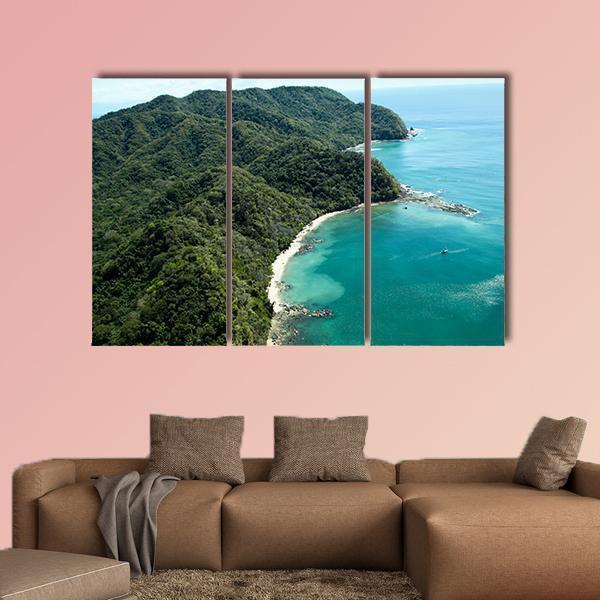 Ballena Bay Costa Rica Canvas Wall Art-3 Horizontal-Gallery Wrap-37" x 24"-Tiaracle