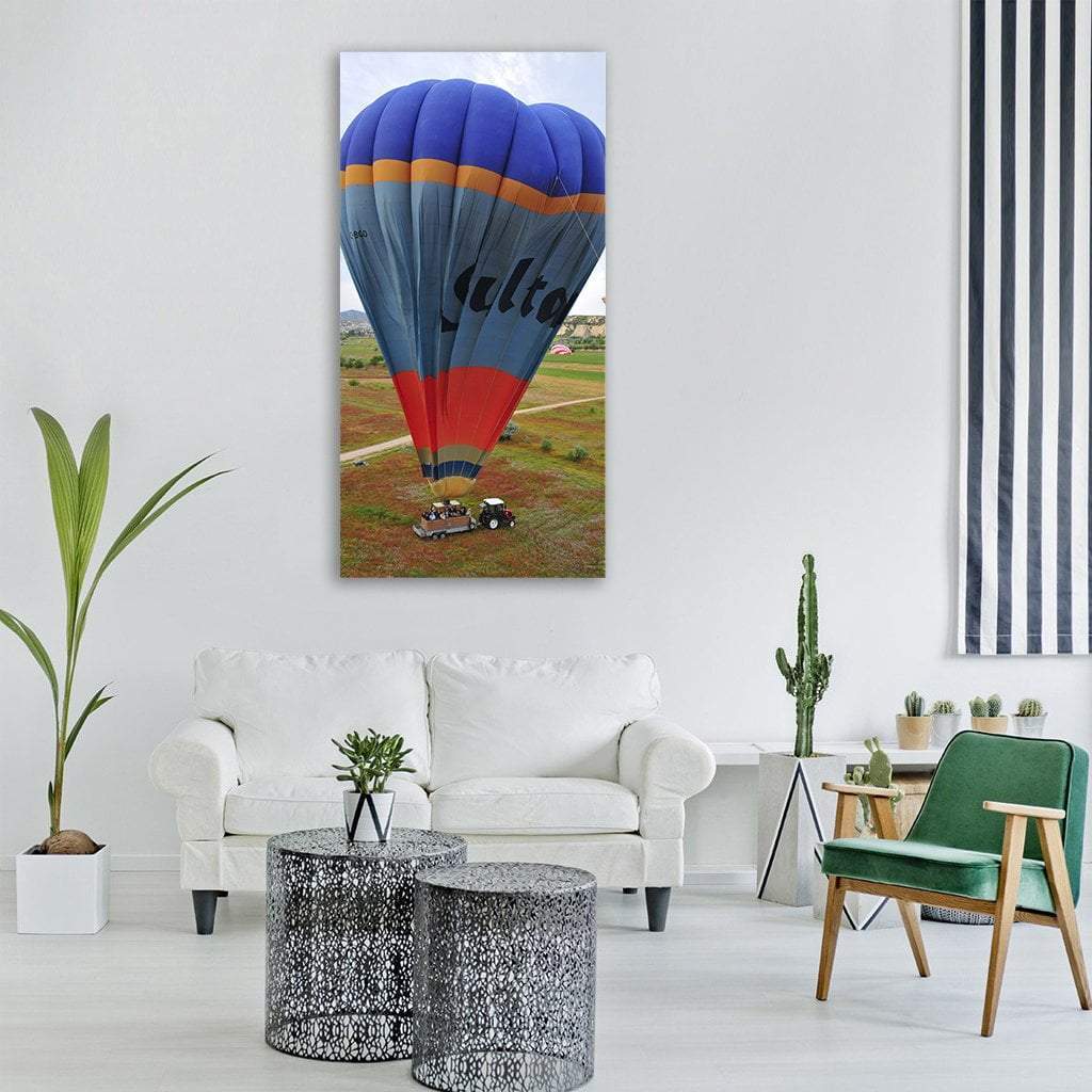 Balloons Sky In Turkey Vertical Canvas Wall Art-1 Vertical-Gallery Wrap-12" x 24"-Tiaracle