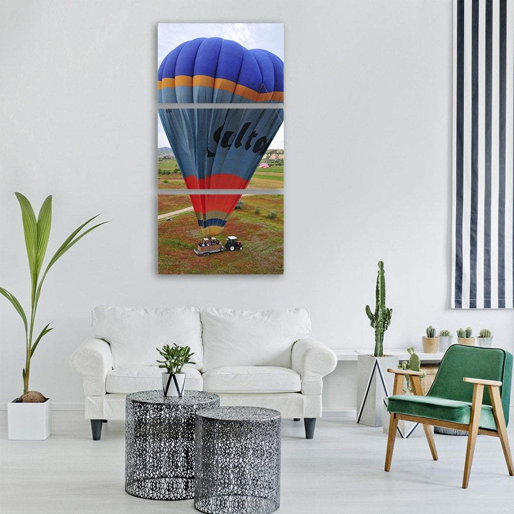 Balloons Sky In Turkey Vertical Canvas Wall Art-1 Vertical-Gallery Wrap-12" x 24"-Tiaracle