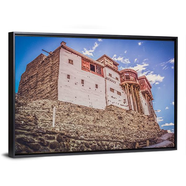 Baltit Fort In Hunza Canvas Wall Art-5 Horizontal-Gallery Wrap-22" x 12"-Tiaracle