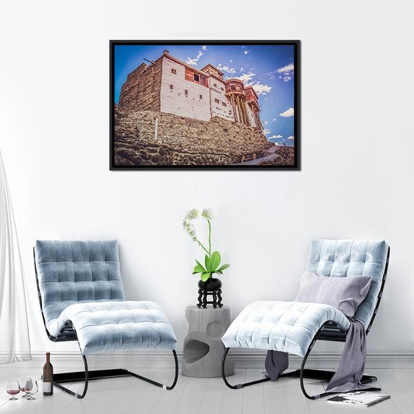 Baltit Fort In Hunza Canvas Wall Art-5 Horizontal-Gallery Wrap-22" x 12"-Tiaracle