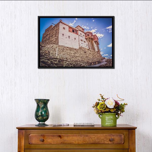 Baltit Fort In Hunza Canvas Wall Art-5 Horizontal-Gallery Wrap-22" x 12"-Tiaracle