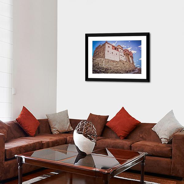 Baltit Fort In Hunza Canvas Wall Art-5 Horizontal-Gallery Wrap-22" x 12"-Tiaracle