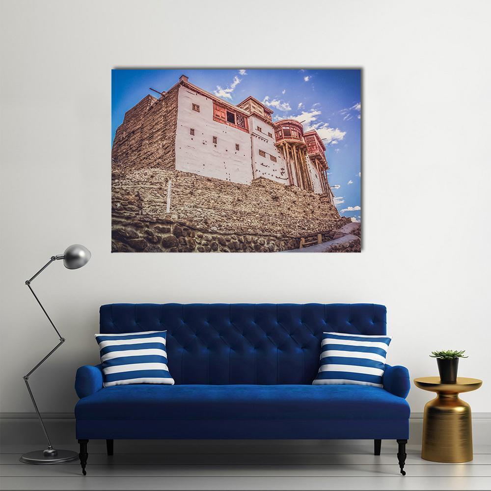 Baltit Fort In Hunza Canvas Wall Art-1 Piece-Gallery Wrap-36" x 24"-Tiaracle
