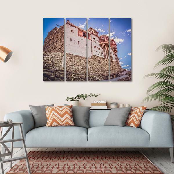 Baltit Fort In Hunza Canvas Wall Art-4 Horizontal-Gallery Wrap-34" x 24"-Tiaracle