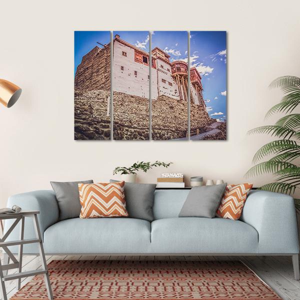 Baltit Fort In Hunza Canvas Wall Art-1 Piece-Gallery Wrap-36" x 24"-Tiaracle