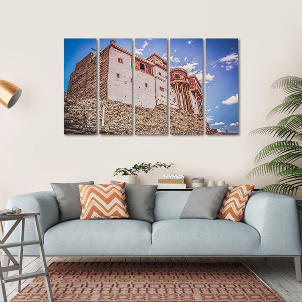Baltit Fort In Hunza Canvas Wall Art-5 Horizontal-Gallery Wrap-22" x 12"-Tiaracle