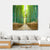 Bamboo Forest In Kyoto Canvas Wall Art-4 Square-Gallery Wrap-17" x 17"-Tiaracle