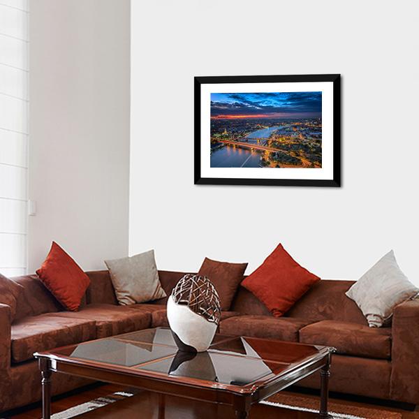 Bangkok Highlight View Panoramic Canvas Wall Art-1 Piece-36" x 12"-Tiaracle