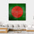 Bangladesh Flag Canvas Wall Art-4 Square-Gallery Wrap-17" x 17"-Tiaracle