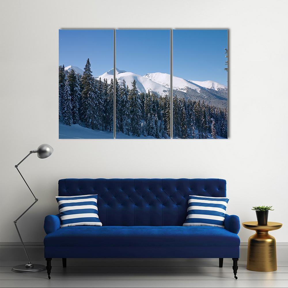 Bansko Ski Resort Bulgaria Canvas Wall Art-3 Horizontal-Gallery Wrap-37" x 24"-Tiaracle