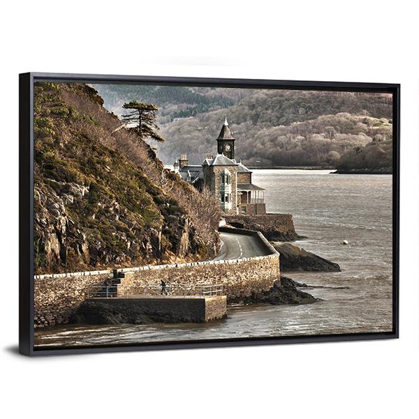 Barmouth Castle UK Canvas Wall Art-3 Horizontal-Gallery Wrap-25" x 16"-Tiaracle