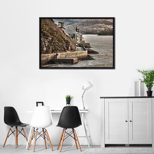 Barmouth Castle UK Canvas Wall Art-3 Horizontal-Gallery Wrap-25" x 16"-Tiaracle