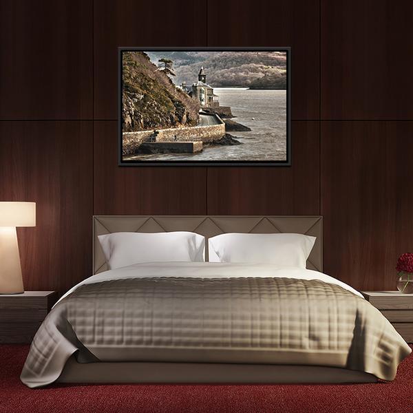 Barmouth Castle UK Canvas Wall Art-3 Horizontal-Gallery Wrap-25" x 16"-Tiaracle