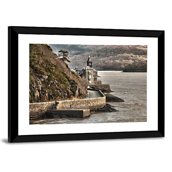 Barmouth Castle UK Canvas Wall Art-3 Horizontal-Gallery Wrap-25" x 16"-Tiaracle