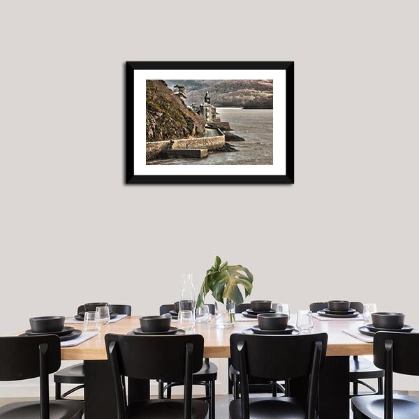 Barmouth Castle UK Canvas Wall Art-3 Horizontal-Gallery Wrap-25" x 16"-Tiaracle