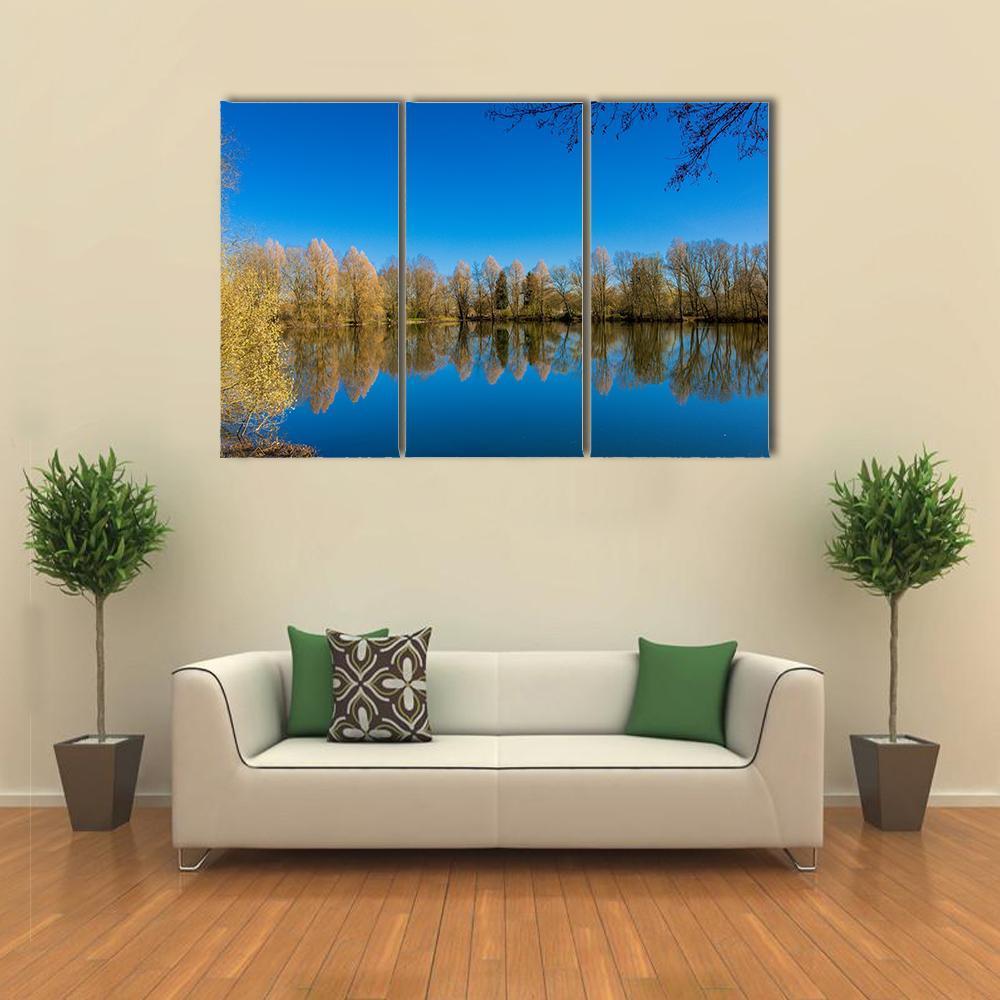 Barnwell Country Park Canvas Wall Art-3 Horizontal-Gallery Wrap-37" x 24"-Tiaracle