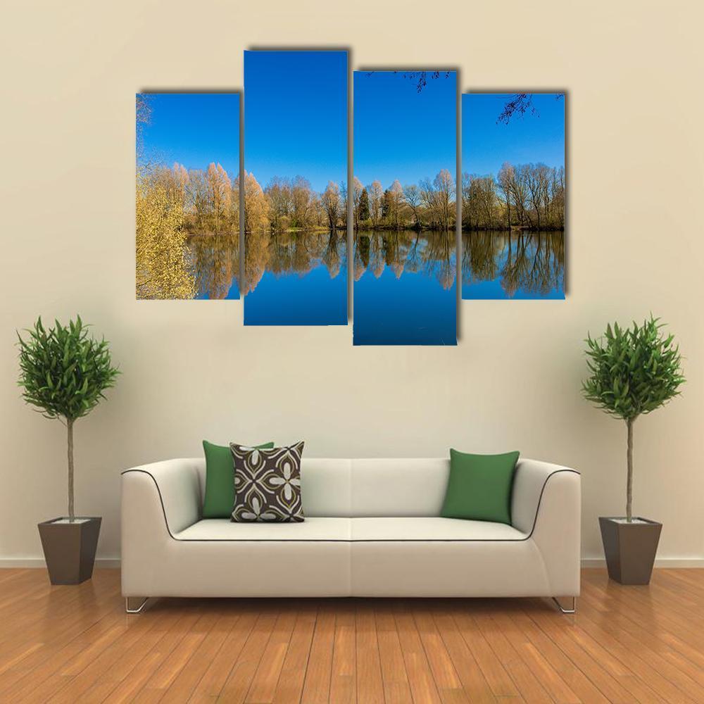 Barnwell Country Park Canvas Wall Art-4 Pop-Gallery Wrap-50" x 32"-Tiaracle