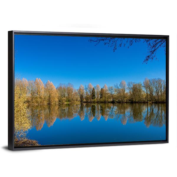 Barnwell Country Park Canvas Wall Art-3 Horizontal-Gallery Wrap-25" x 16"-Tiaracle