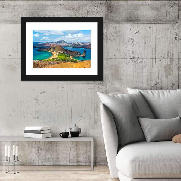 Bartolome Island Ecuador Panoramic Canvas Wall Art-1 Piece-36" x 12"-Tiaracle