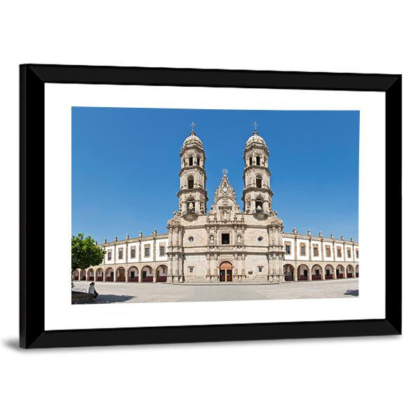 Basilica de Zapopan Canvas Wall Art-3 Horizontal-Gallery Wrap-25" x 16"-Tiaracle