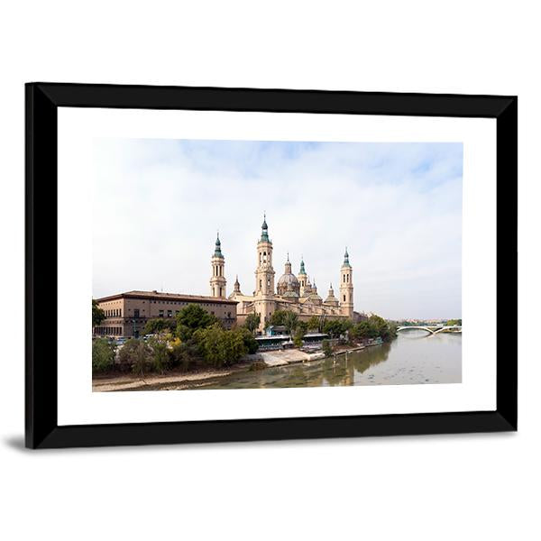 Roman Catholic Church Spain Panoramic Canvas Wall Art-1 Piece-36" x 12"-Tiaracle