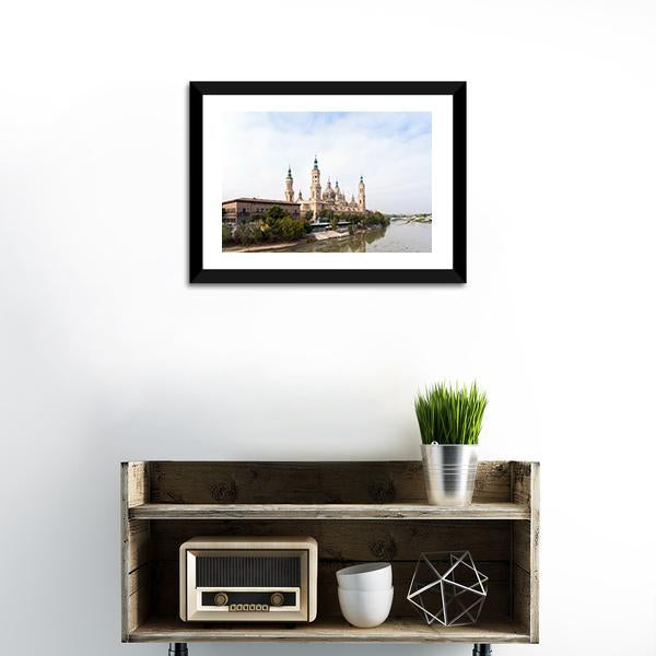 Roman Catholic Church Spain Panoramic Canvas Wall Art-1 Piece-36" x 12"-Tiaracle