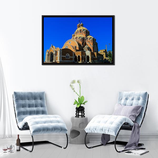 Basilica Of Saint Paul Canvas Wall Art-3 Horizontal-Gallery Wrap-25" x 16"-Tiaracle
