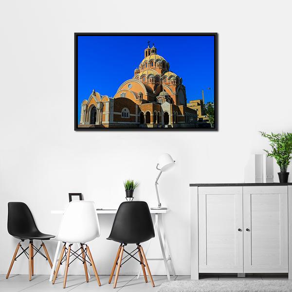 Basilica Of Saint Paul Canvas Wall Art-3 Horizontal-Gallery Wrap-25" x 16"-Tiaracle