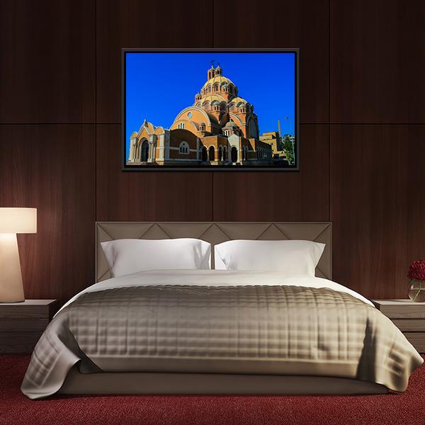 Basilica Of Saint Paul Canvas Wall Art-3 Horizontal-Gallery Wrap-25" x 16"-Tiaracle