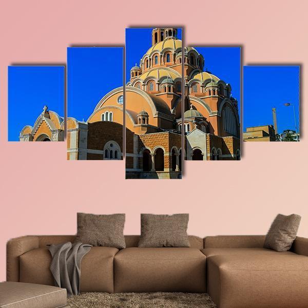 Basilica Of Saint Paul Canvas Wall Art-5 Star-Gallery Wrap-62" x 32"-Tiaracle