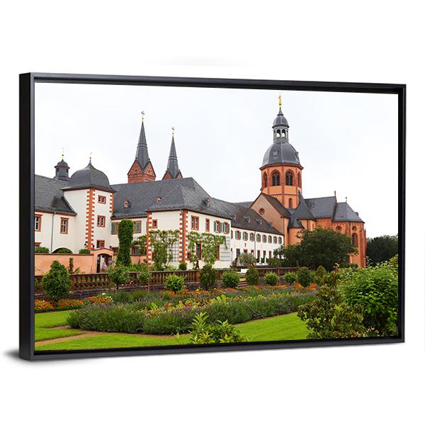 Basilica St Marcellinus & Peter Canvas Wall Art-3 Horizontal-Gallery Wrap-25" x 16"-Tiaracle